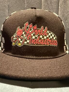 World Industries Black Logo Cap